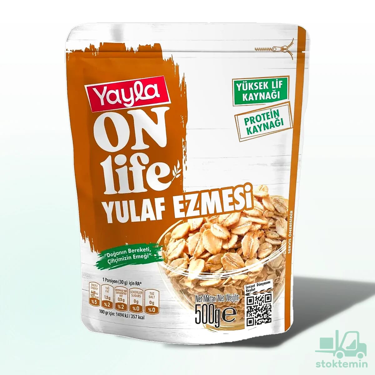 Yayla Onlife Yulaf Ezmesi 500 g