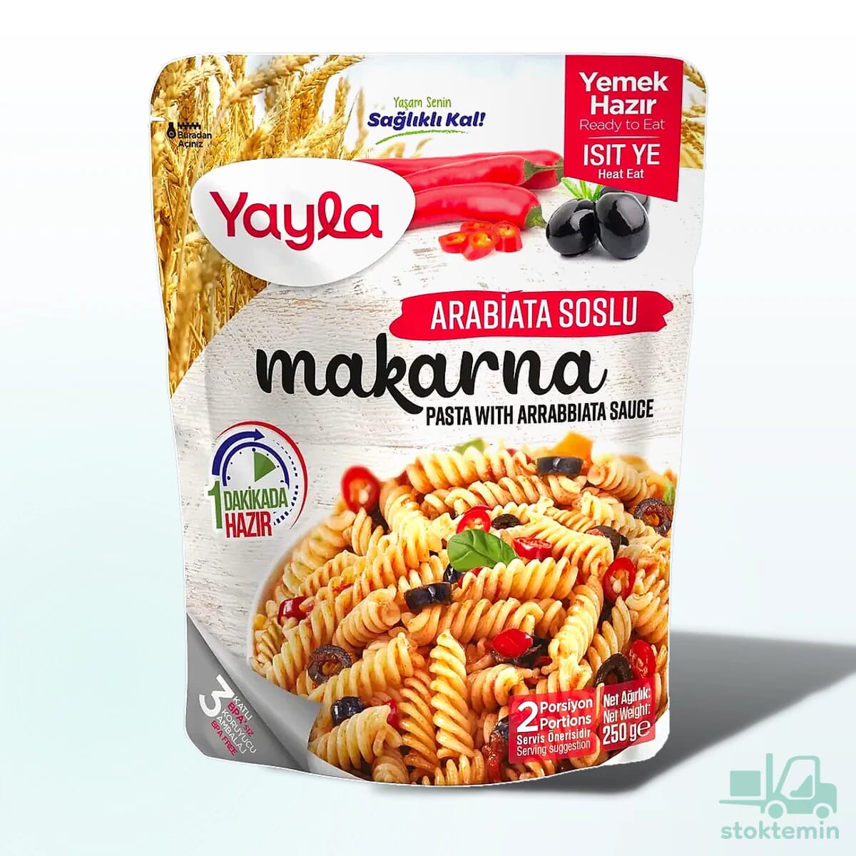 Yayla Yemek Hazır Arabiata Soslu Makarna 250 gr