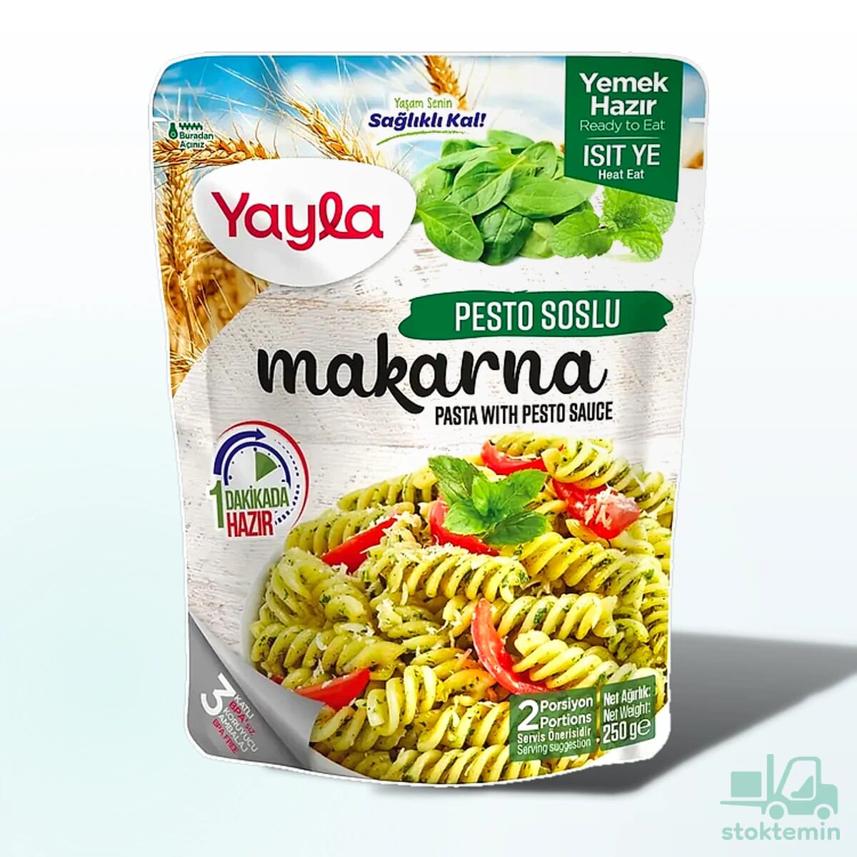 Yayla Yemek Hazır Pesto Soslu Makarna 250 gr