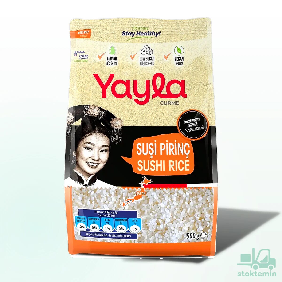Yayla Gurme Sushi Pirinç 500 Gr