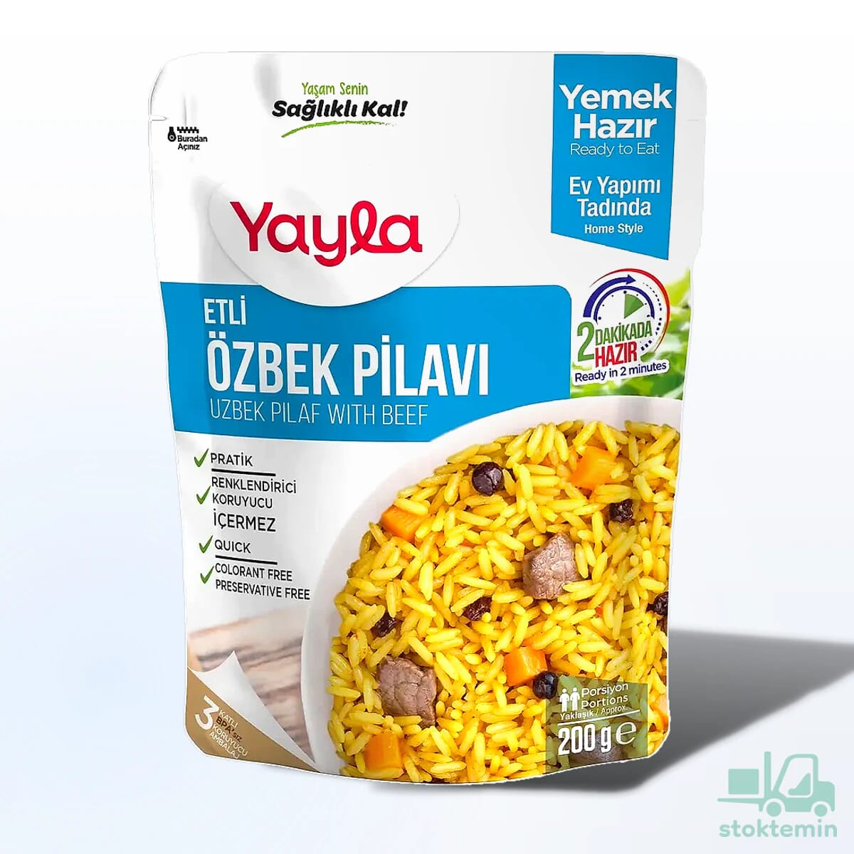 Yayla Yemek Hazır Etli Özbek Pilavı 200 gr