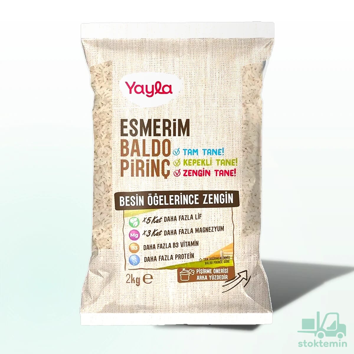 Yayla Esmerim Baldo Pirinç 2 kg