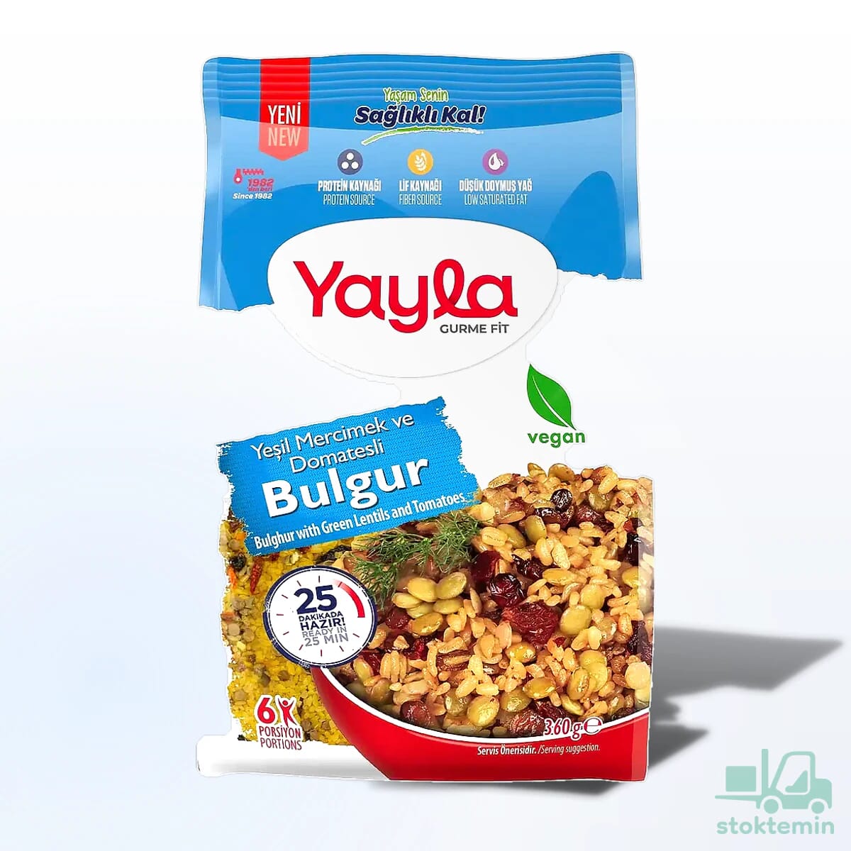 Yayla Gurme Fit Yeşil Mercimek Domates Bulgur 360 gr