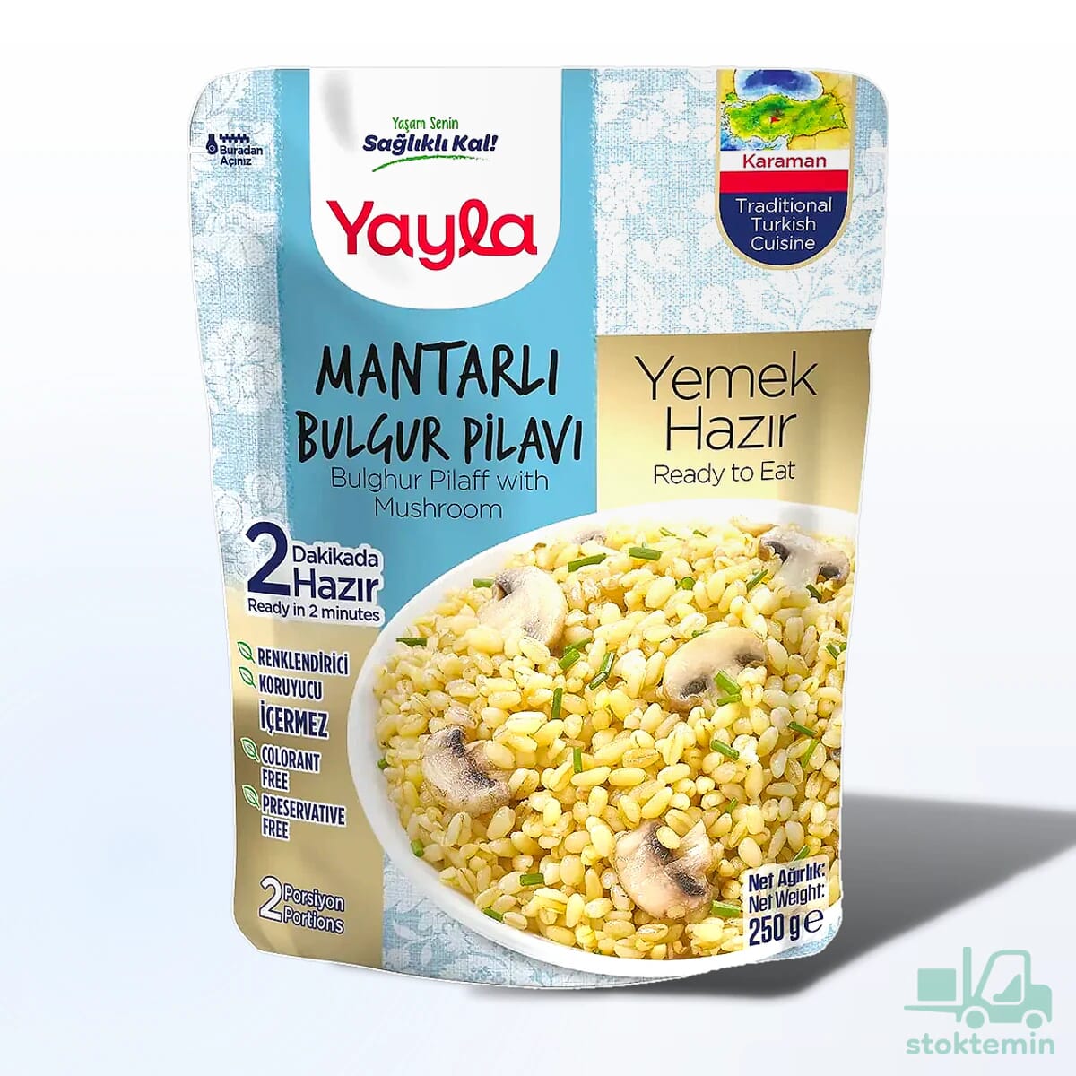 Yayla Yemek Hazır Mantarlı Bulgur Pilavı 250 gr