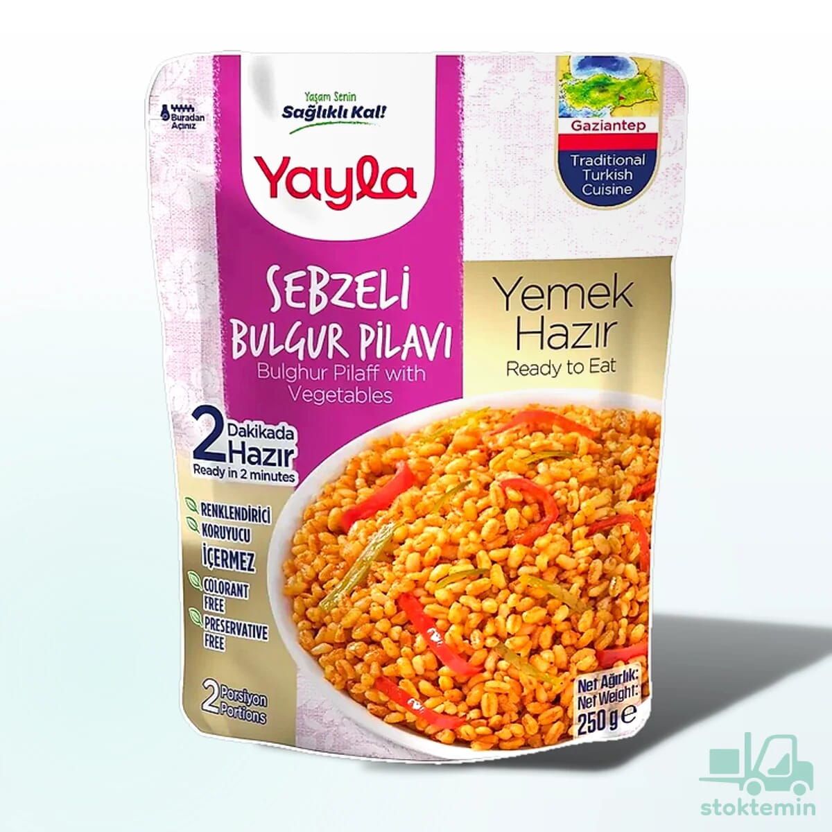 Yayla Yemek Hazır Sebzeli Bulgur Pilavı 250 gr