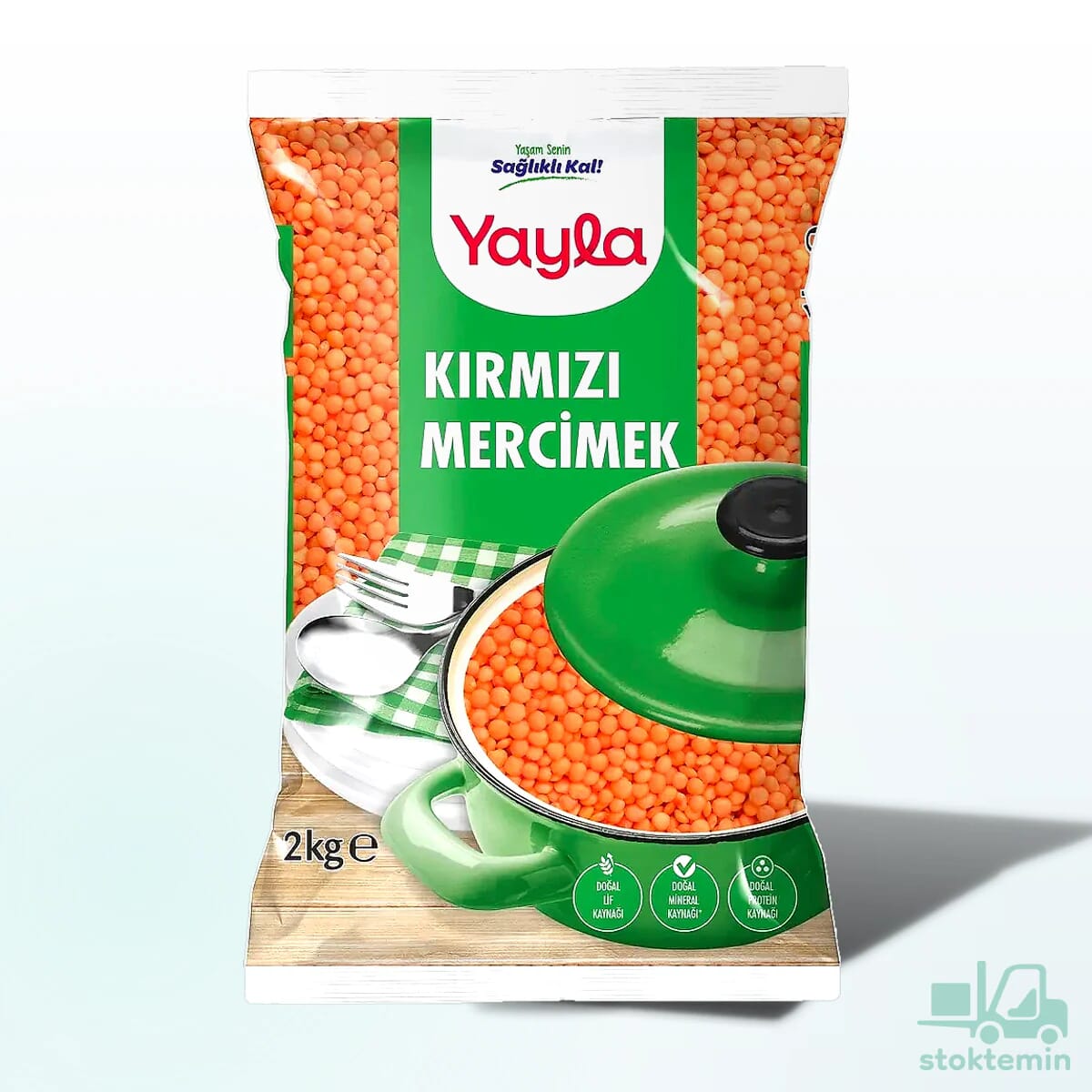 Yayla İthal Kırmızı Mercimek 2 kg