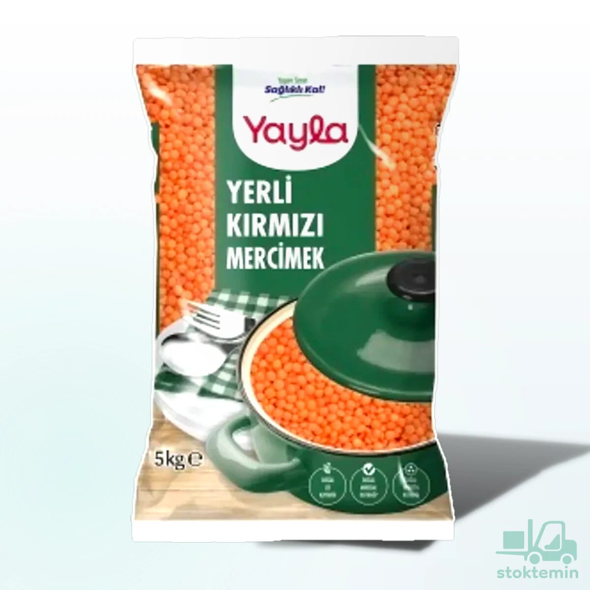 Yayla Yerli Kırmızı Mercimek 5 kg