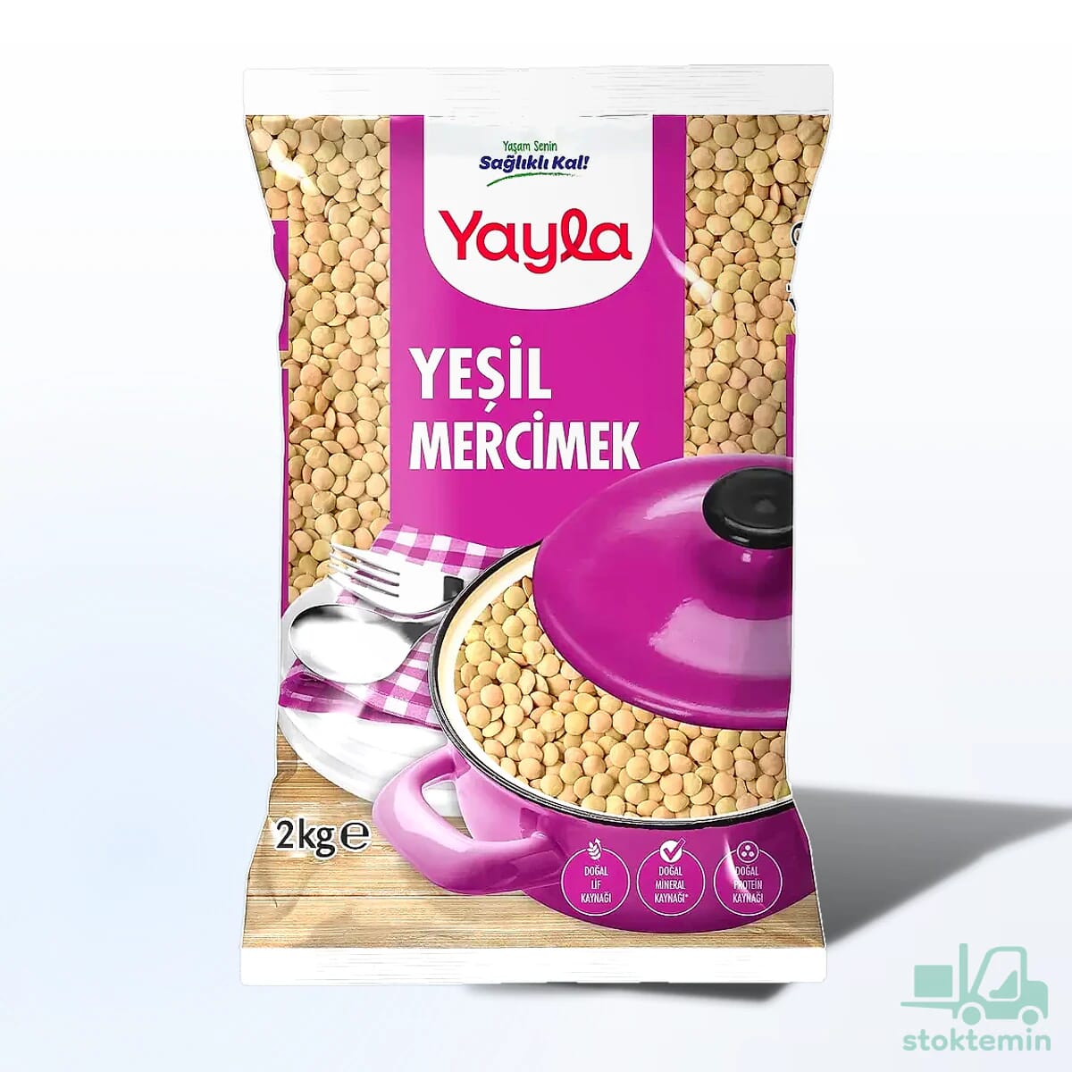 Yayla Yeşil Mercimek 2 Kg