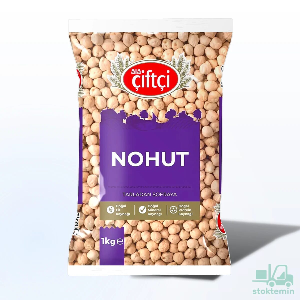 Ala Çiftçi Koç Başı Nohut 8 mm 1 kg