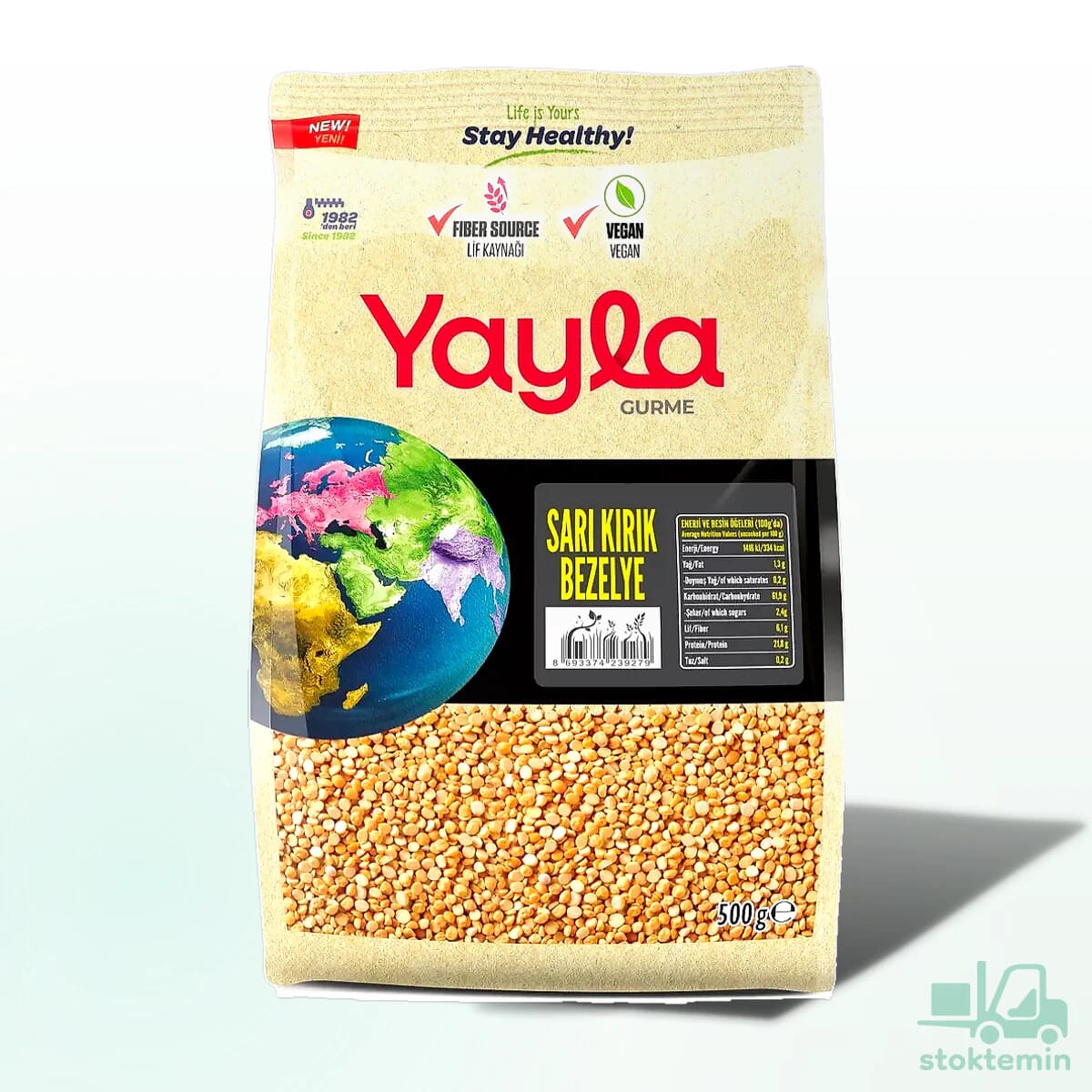 Yayla Gurme Sarı Kırık Bezelye 500 gr