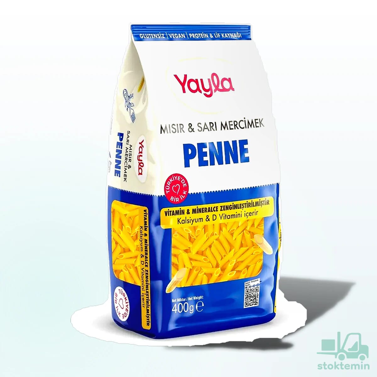 Yayla Mısır ve Sarı Mercimek Penne Makarna 400 g