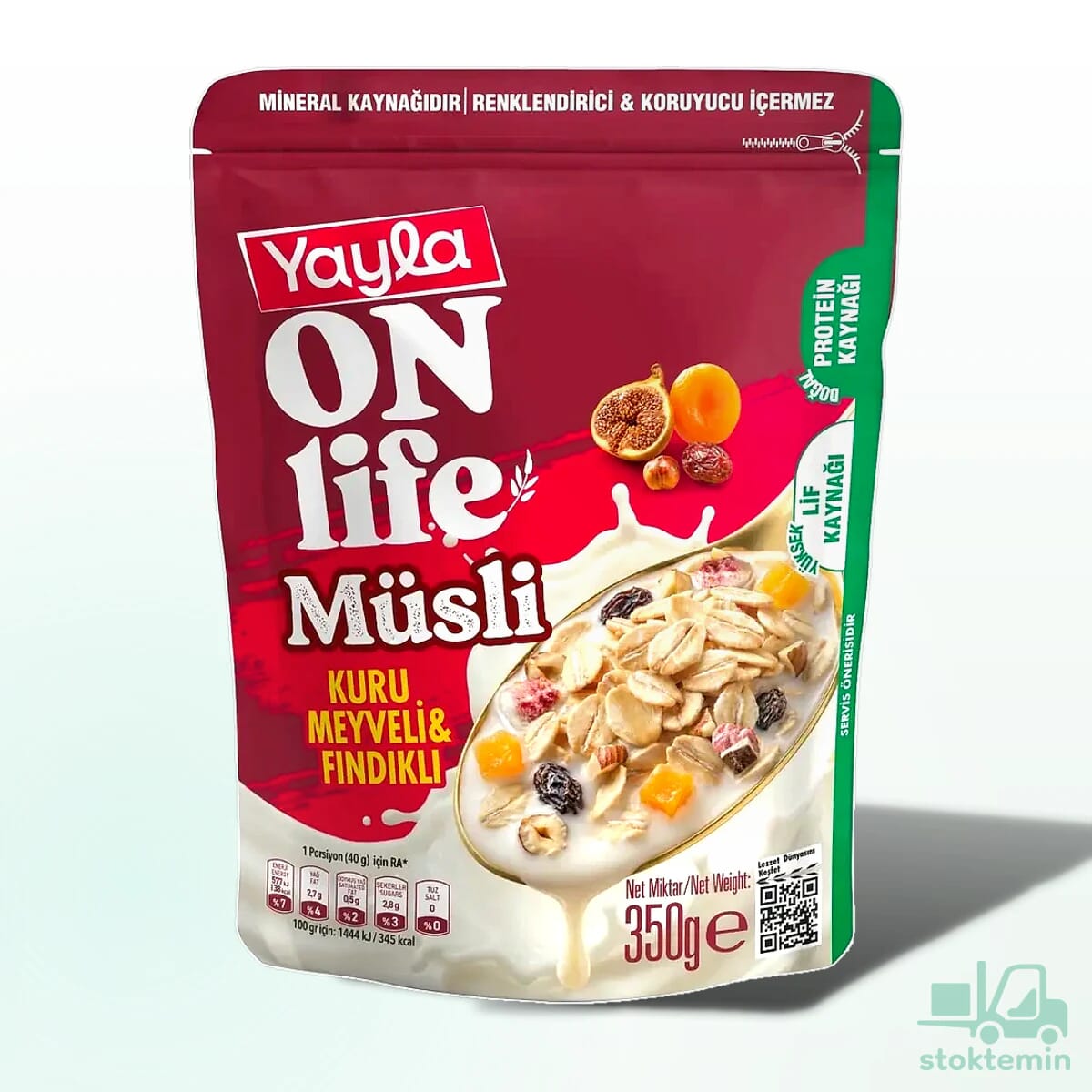 Yayla Onlife Kuru Meyveli Fındıklı Müsli 350 g