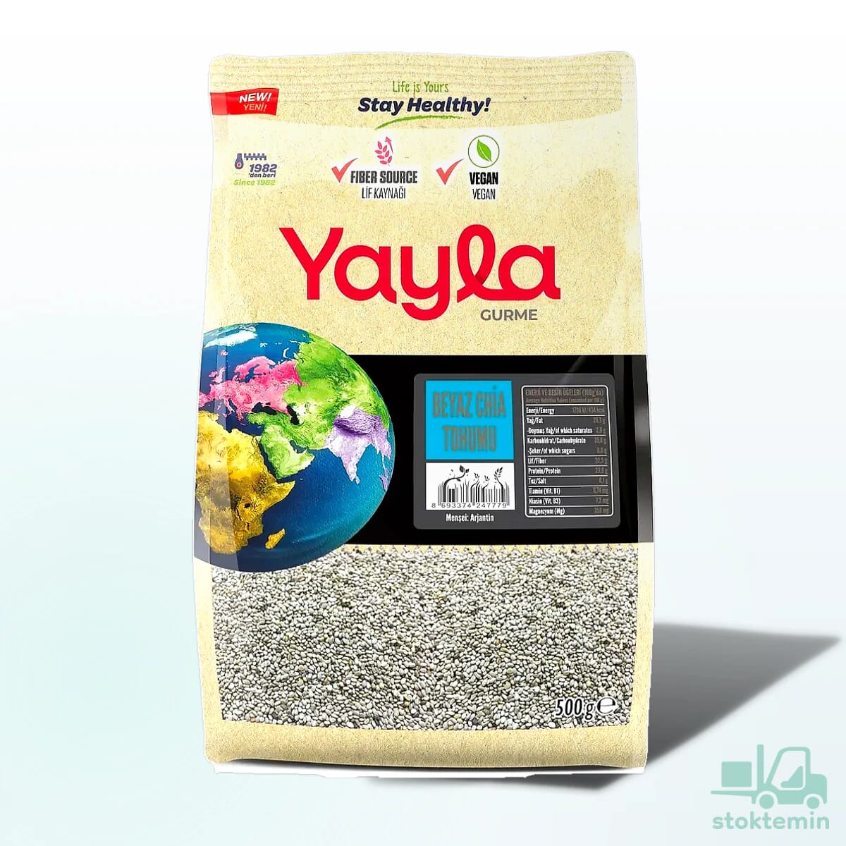 Yayla Gurme Beyaz Chia 500 Gr
