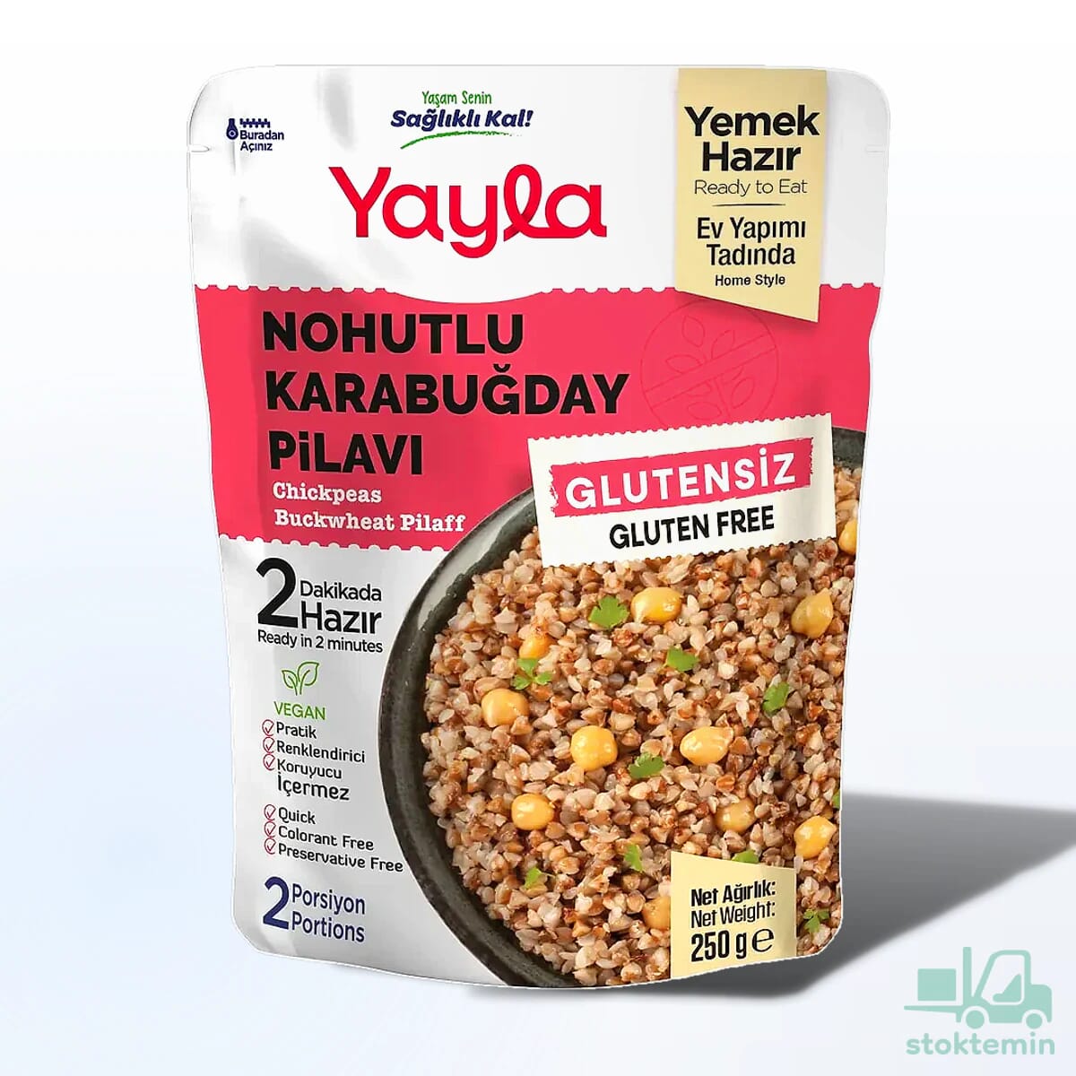 Yayla Glutensiz Nohutlu Karabuğday Pilavı 250 gr
