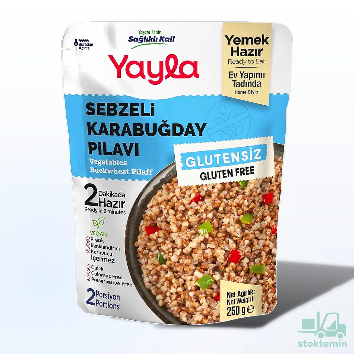 Yayla Glutensiz Sebzeli Karabuğday Pilavı 250 gr