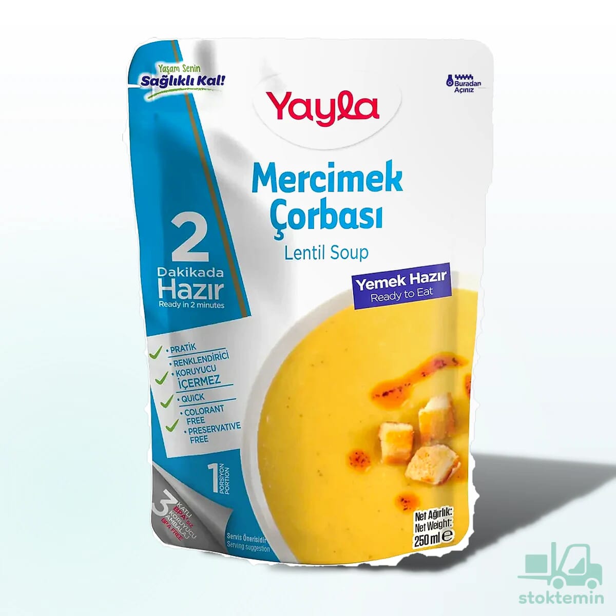 Yayla Yemek Hazır Mercimek Çorbası 250 gr