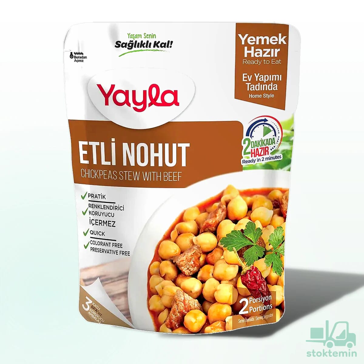 Yayla Yemek Hazır Etli Nohut 250 Gr