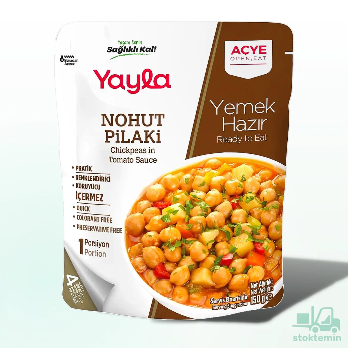 Yayla Yemek Hazır Nohut Pilaki 150 gr