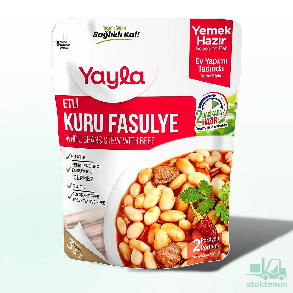 Yayla Yemek Hazır Etli Kuru Fasulye 250 Gr