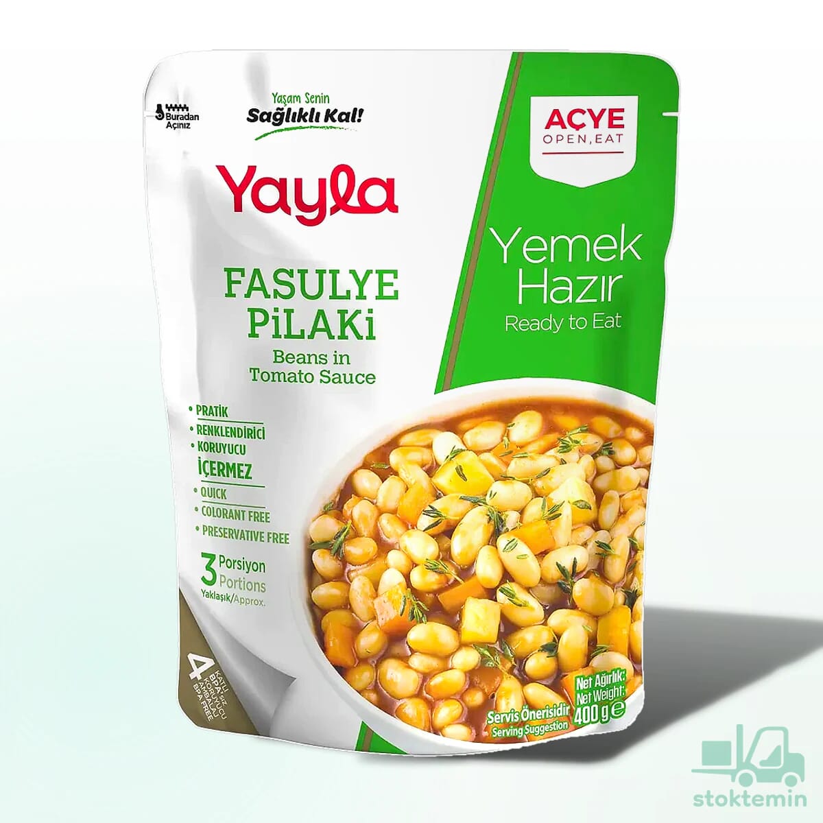 Yayla Yemek Hazır Fasulye Pilaki 400 Gr