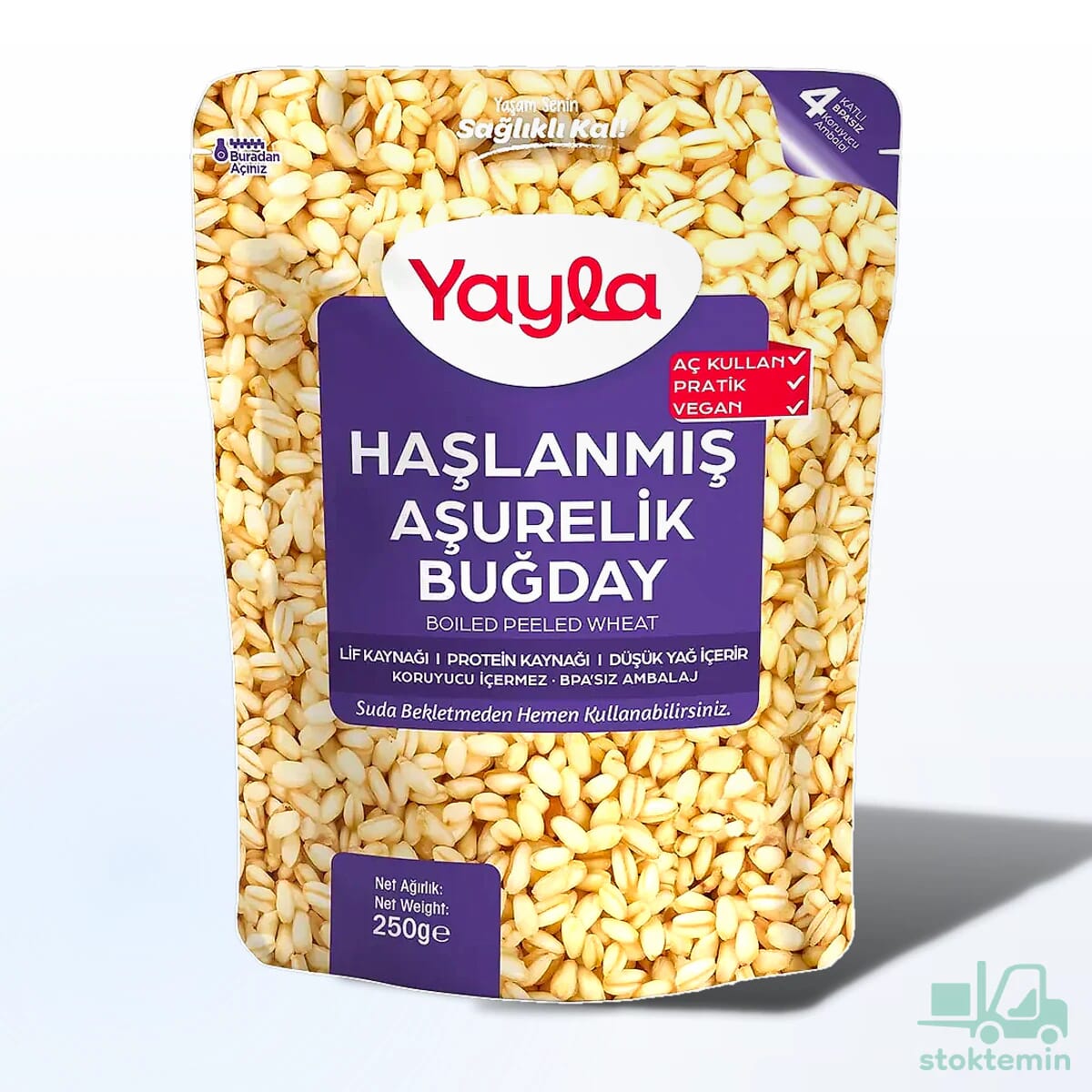 Yayla Haşlanmış Aşurelik Buğday 250 Gr