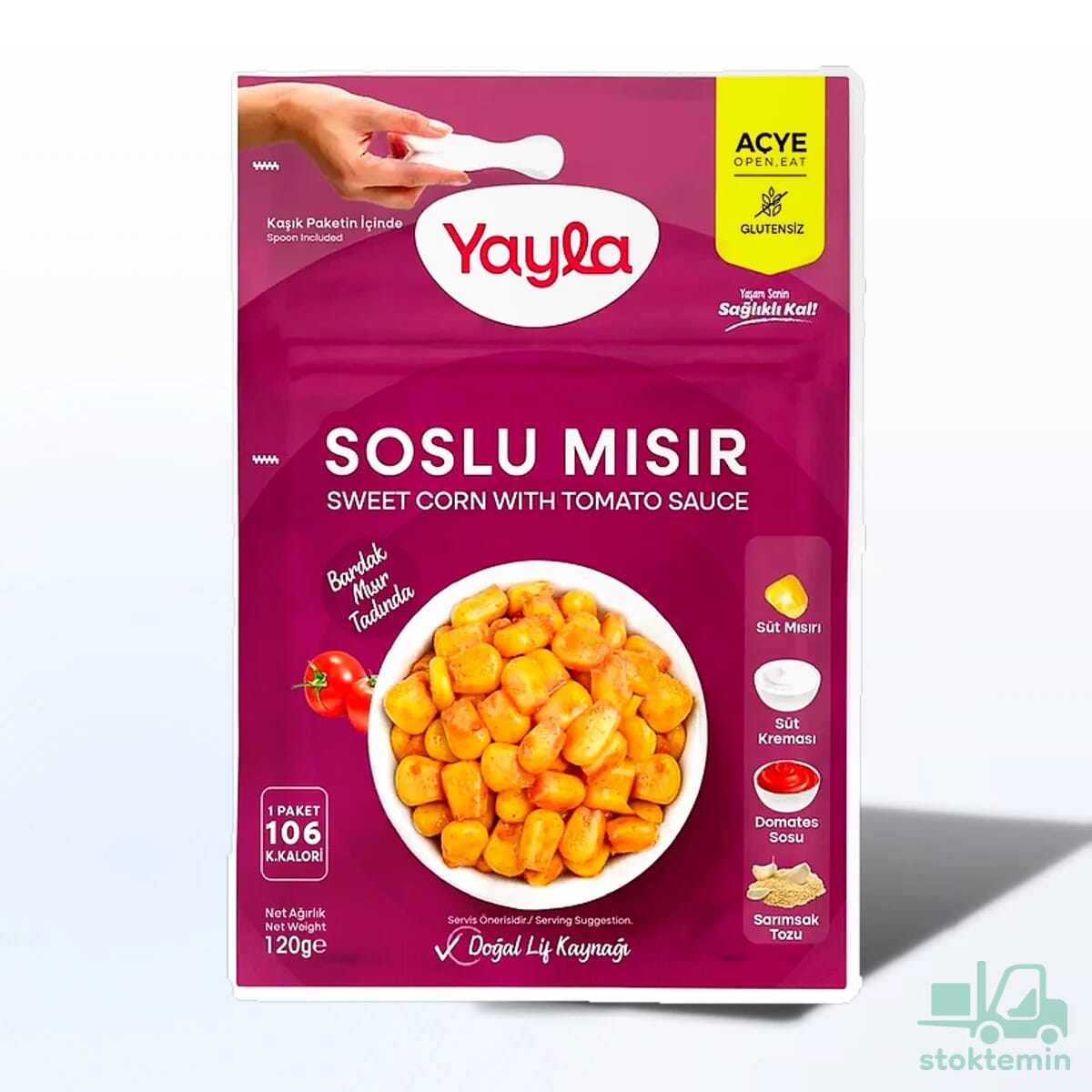 Yayla Domates Soslu Süt Mısır 120 Gr