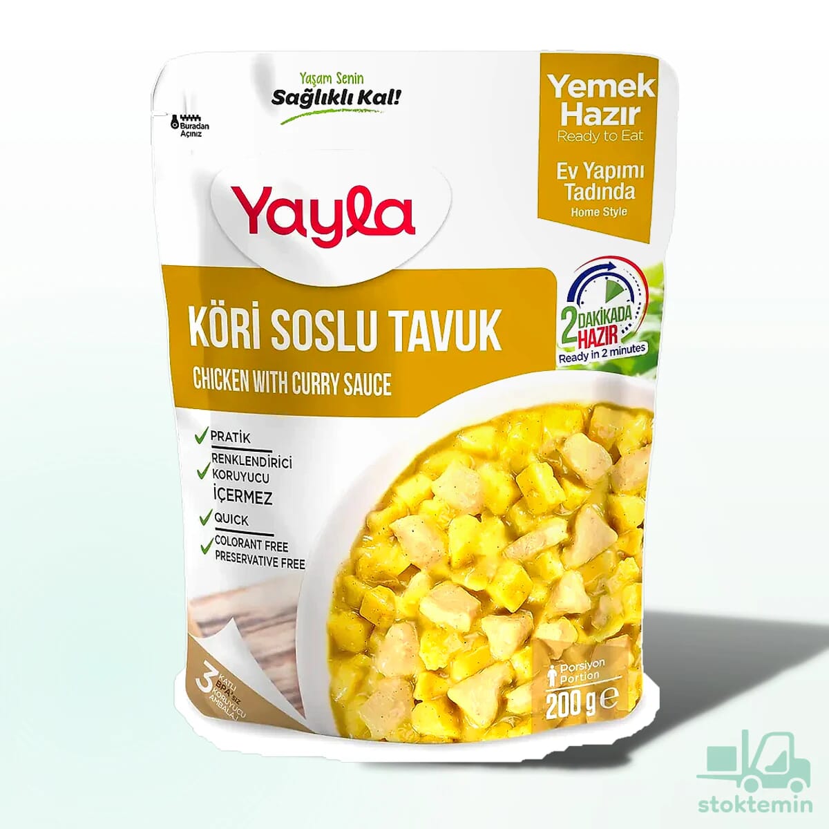 Yayla Yemek Hazır Köri Soslu Tavuk 200 gr