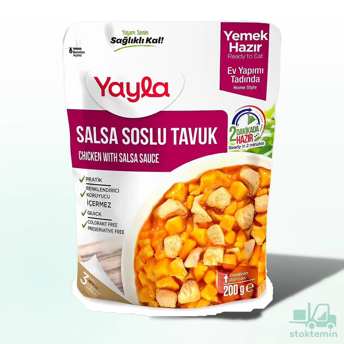 Yayla Yemek Hazır Salsa Soslu Tavuk 200 gr