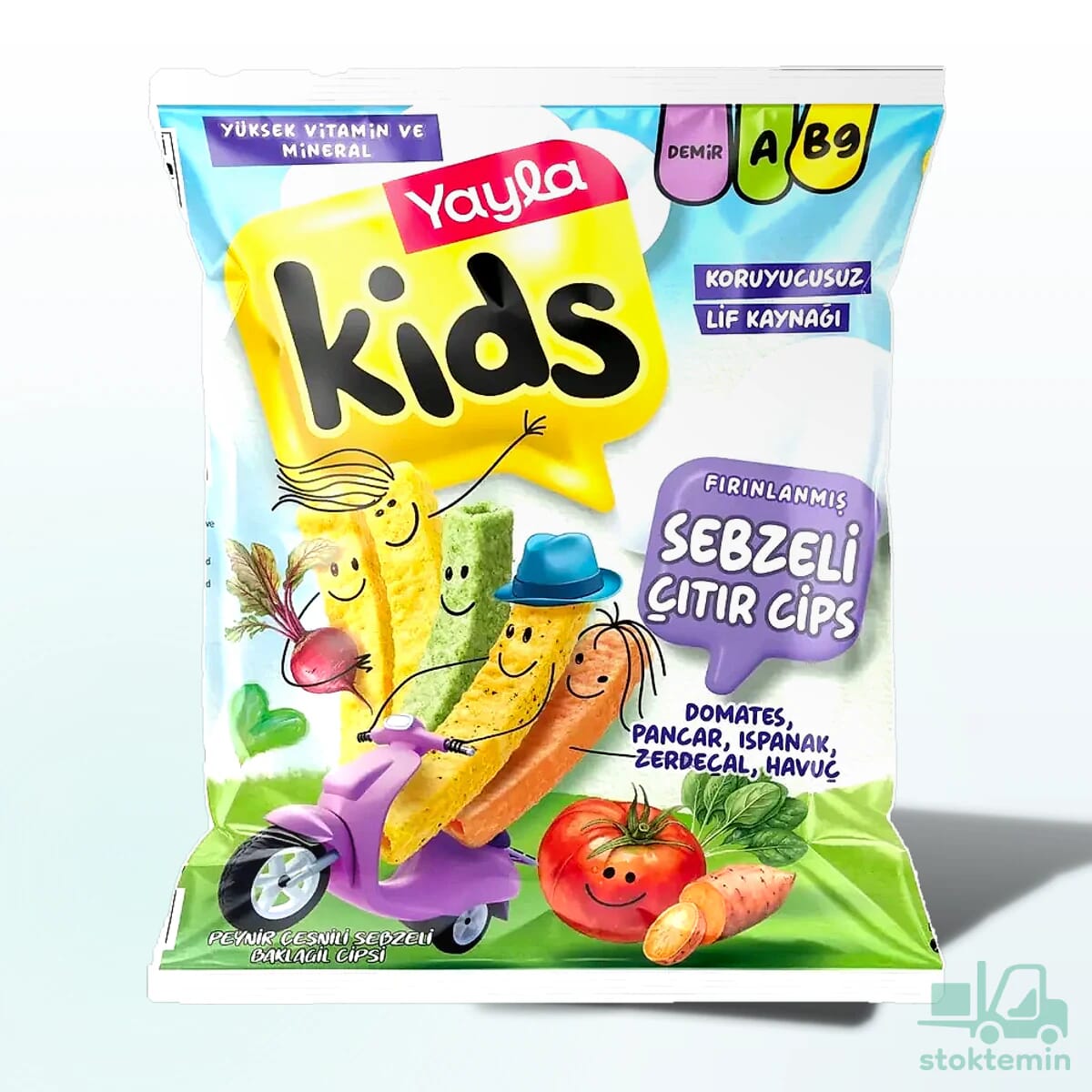 Yayla Kids Peynir Çeşnili Sebzeli Baklagil Cipsi 30 g