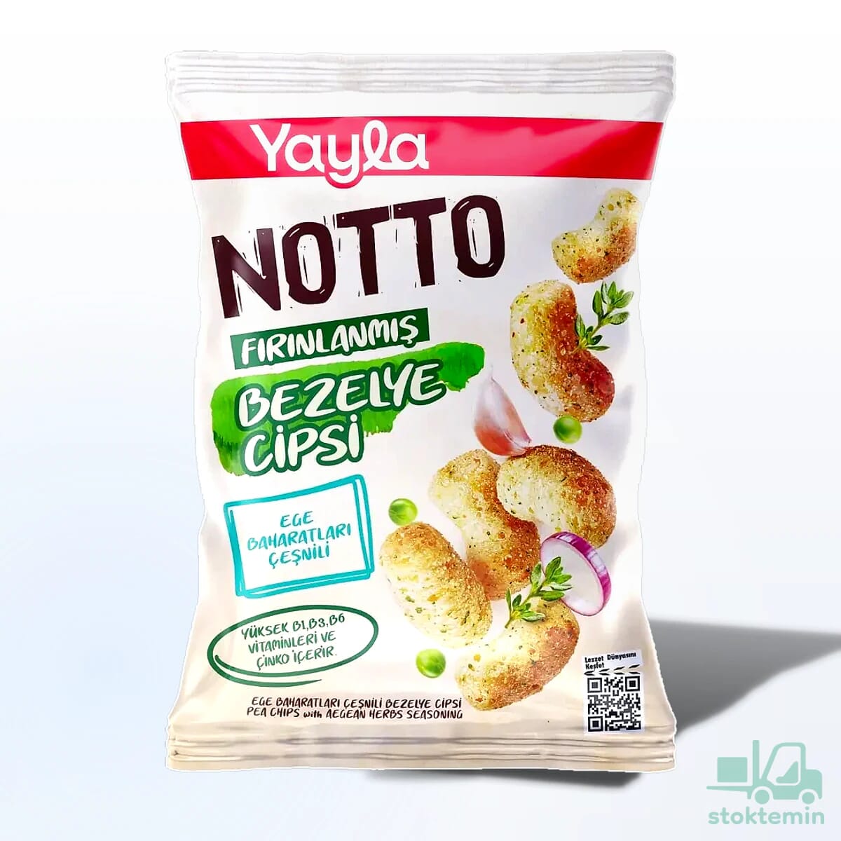 Yayla Notto Ege Baharatları Çeşnili Bezelye Cipsi 55 g