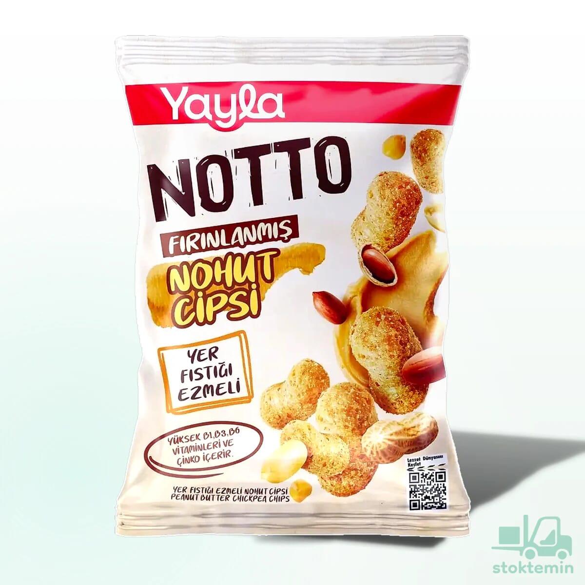 Yayla Notto Yer Fıstığı Ezmeli Nohut Cipsi 55 g