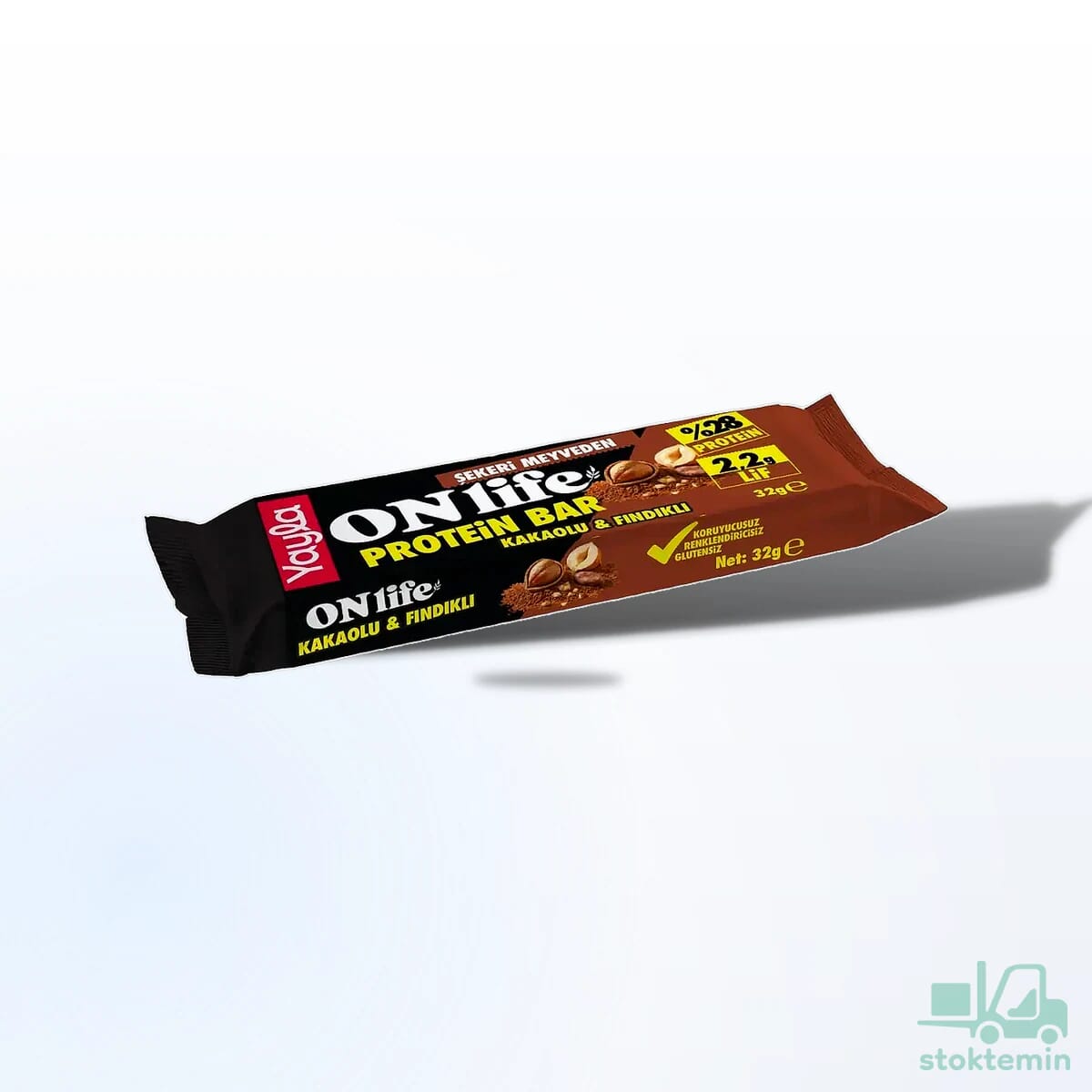 Yayla Onlife Kakaolu ve Fındıklı Protein Bar 32 g