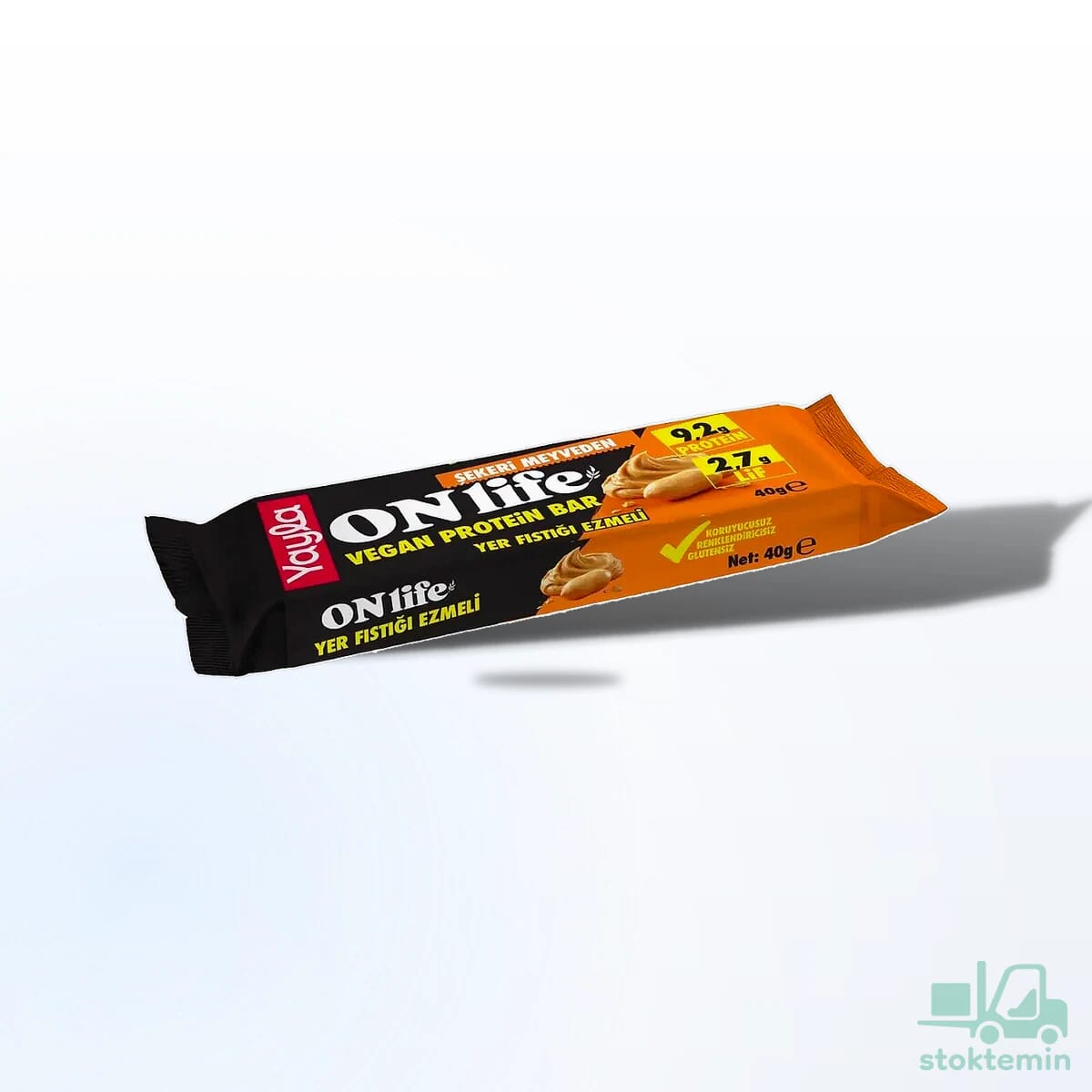 Yayla Onlife Yer Fıstığı Ezmeli Vegan Protein Bar 40 g