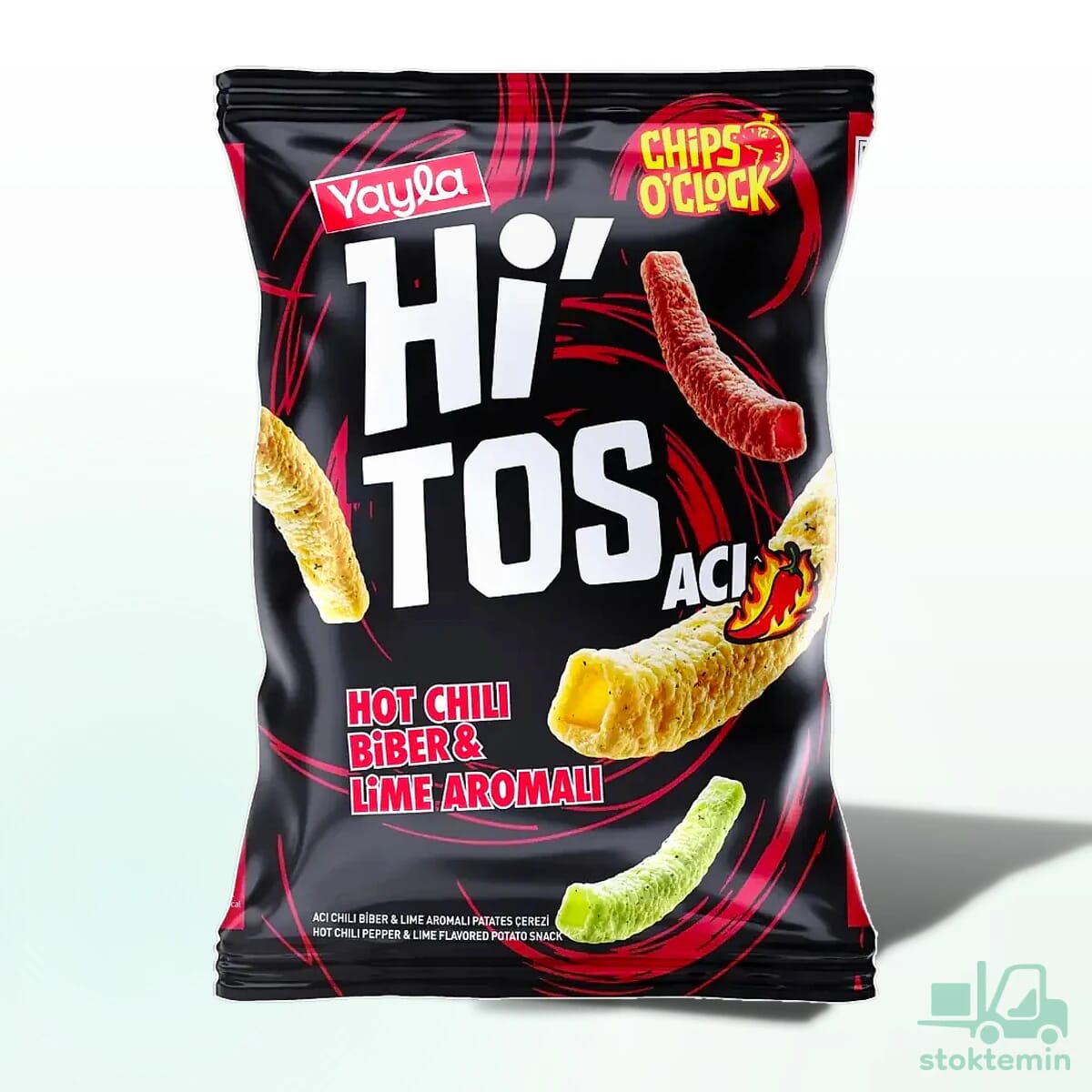 Yayla Hi'tos Hot Chili Biber ve Lime Aromalı Patates Çerezi 100 g