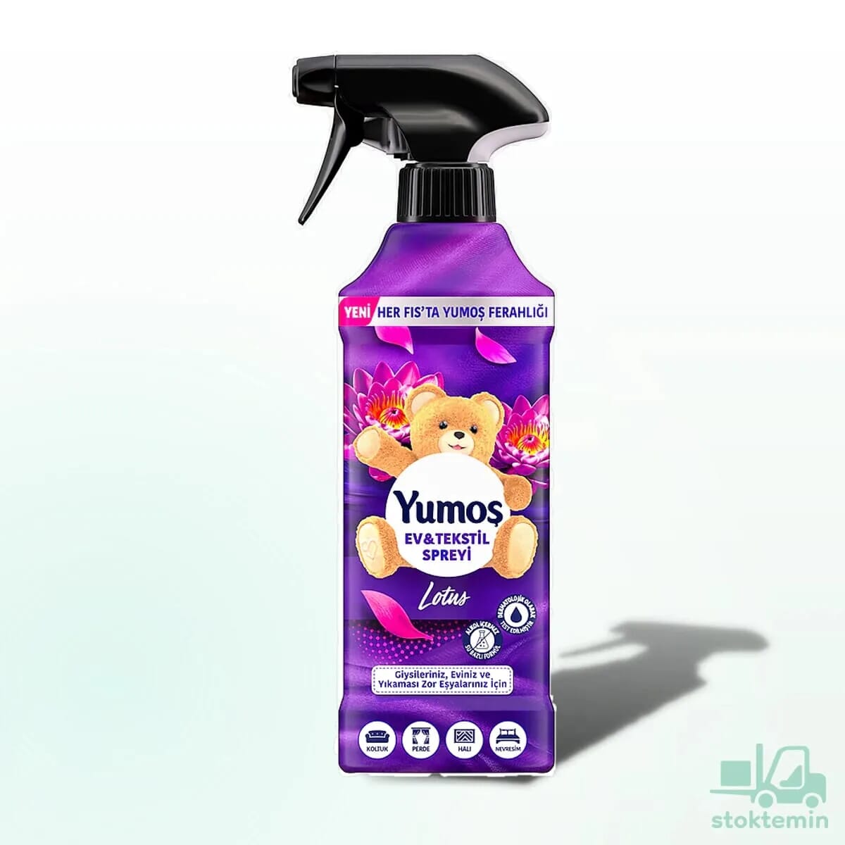 Yumoş Ev ve Tekstil Spreyi Lotus Yıkanması Zor Eşyalar İçin 450 Ml